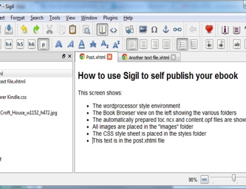How to use Sigil for selfpublishing your ebook