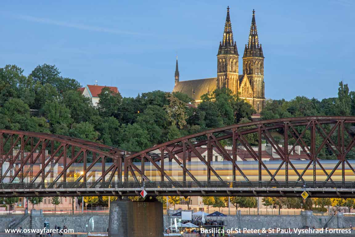 Travel eBook Structure: Železniční Most Railway-Bridge and Basilica Saint Peter and Saint Paul from one of our travel ebooks (Prague)