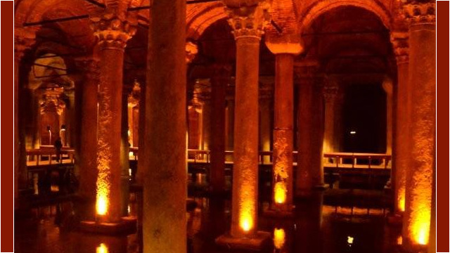 Inside the Basilica Cistern Basilica_Cistern_Inside