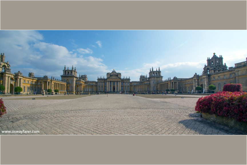 The magnificent Blenheim Palace (http://www.blenheimpalace.com) home to the 12th Duke and Duchess of Marlborough and birthplace of Sir Winston Churchill. Blenheim Palace