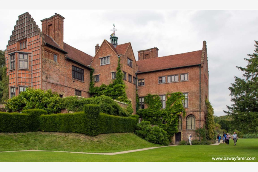 Churchill's office is located in the upper left hand side of this photo. Chartwell House - South East Side