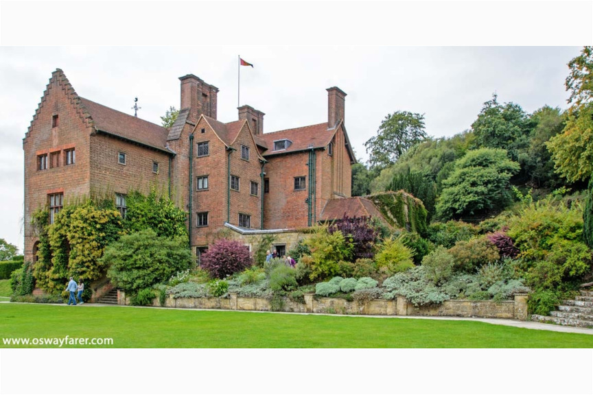 The red brick look is pretty drab these days. People who have such houses tend to have them rendered with a light coloured plaster coating - well in Australia anyway. Chartwell House - South West Side