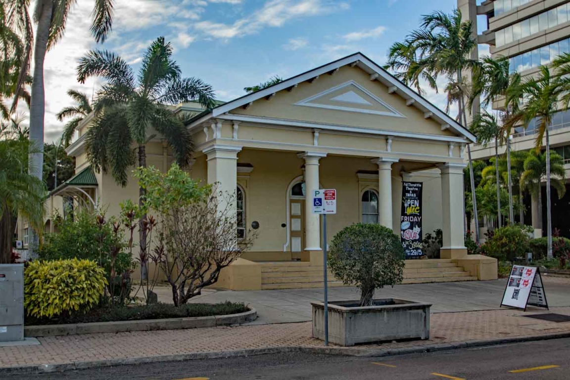 Built 1874-76; 2nd brick building in Townsville; 81 Sturt Street; #600929 Former Townsville Magistrates Court