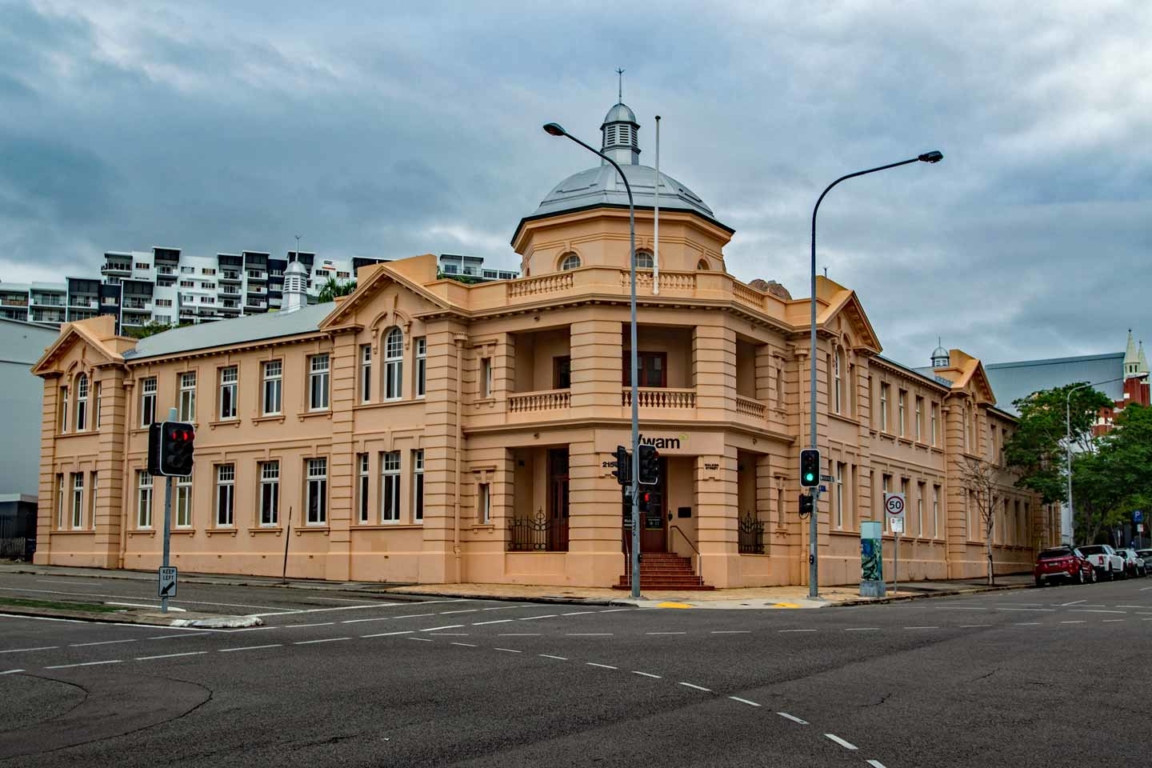 Built 1920-21; Classical Style of Inter-war period; corner Stanley & Walker Streets; Housed the State High School 1924-64; Former Technical College