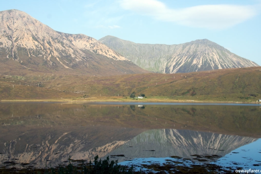 As this photo shows, we had some terrific weather during our "Five Days on the Isle of Skye". Isle of Skye, Loch Ainort - Cuillin Reflections