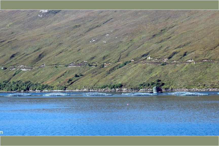 Took as many as three or four drives along Loch Ainort before we noticed the fish farm, and it was marked on our map! Isle of Skye, Loch Ainort - Fish Farm