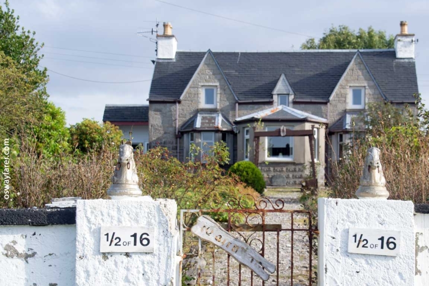 We never did find the other half! Isle of Skye, Broadford Bay - One Half of 16 House