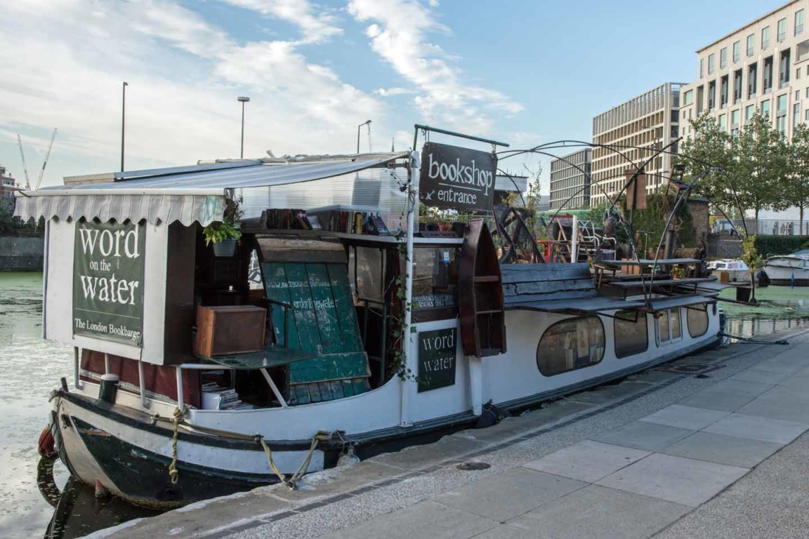 Canalboat Bookshop - near York Way Rd Kings Cross Canalboat Bookshop - near York Way Rd Kings Cross